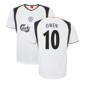 2001-2002 Liverpool Away Retro Shirt (Owen 10)