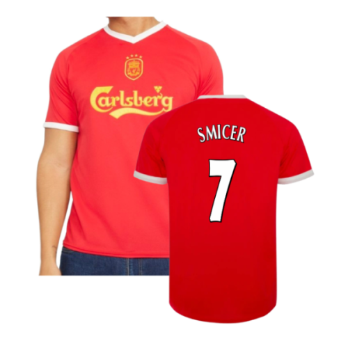 2001-2003 Liverpool Retro Euro Home Shirt (Smicer 7)