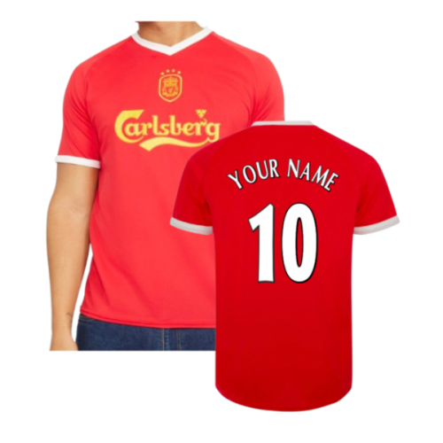 2001-2003 Liverpool Retro Euro Home Shirt (Your Name)