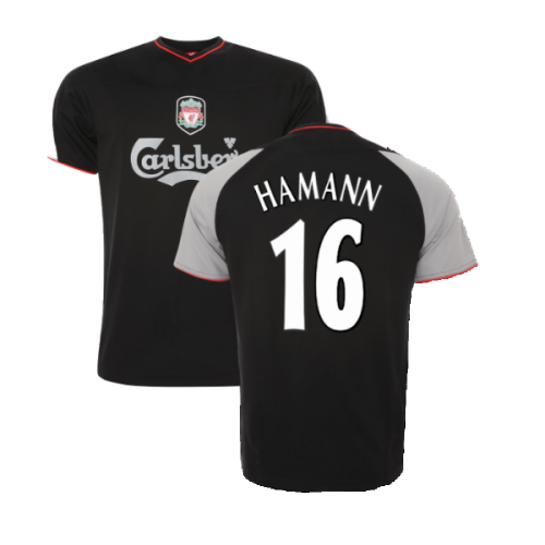 2002-2003 Liverpool Away Retro Shirt (HAMANN 16)