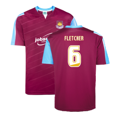 2005 West Ham Home Play Off Final Shirt (Fletcher 6)