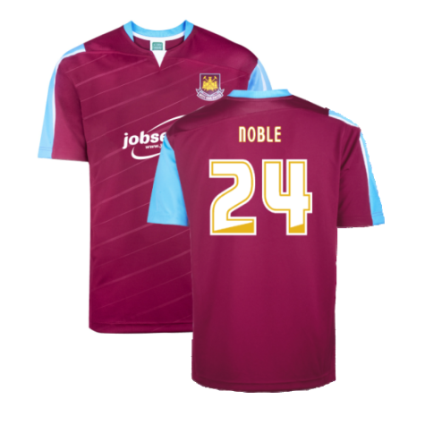 2005 West Ham Home Play Off Final Shirt (Noble 24)