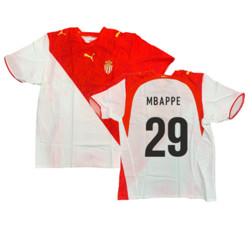 2006-2007 Monaco Home Shirt (MBAPPE 29)