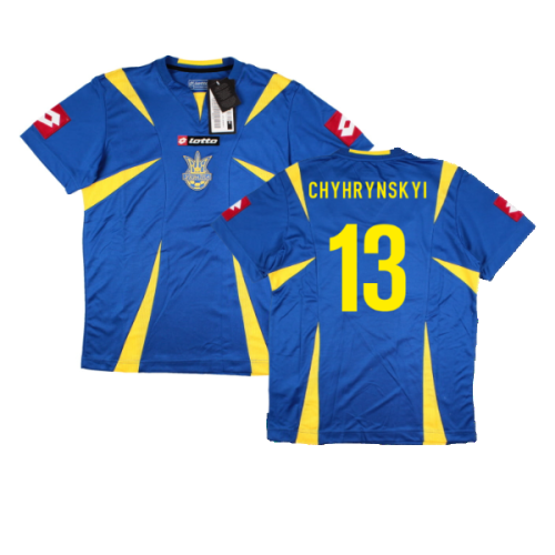 2006-2007 Ukraine Away Shirt (Chyhrynskyi 13)