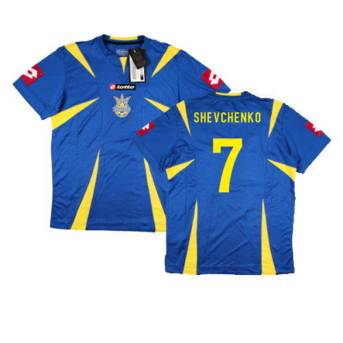 2006-2007 Ukraine Away Shirt (Shevchenko 7)