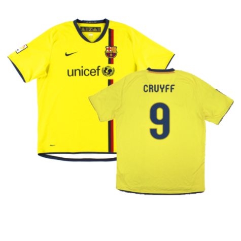 2008-2009 Barcelona Away Shirt (Kids) (CRUYFF 9)