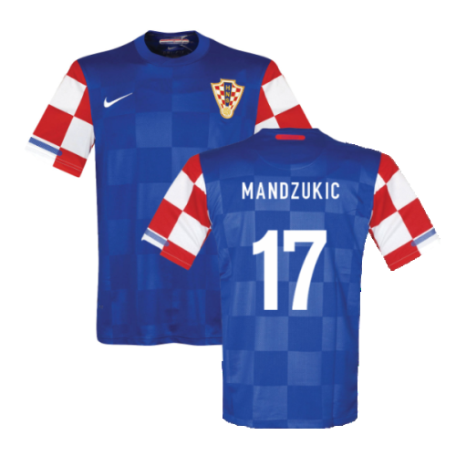 2010-2011 Croatia Away Shirt (Mandzukic 17)