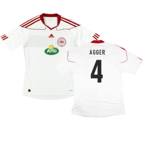 2010-2011 Denmark Away Shirt (Agger 4)