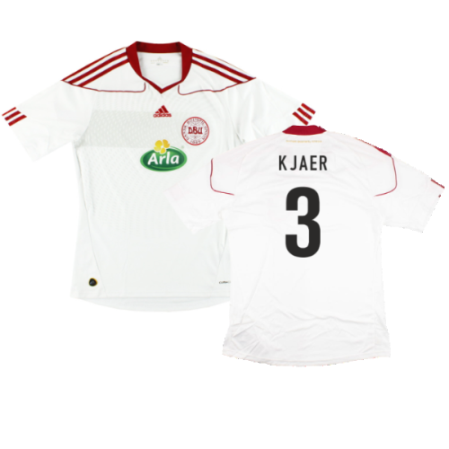 2010-2011 Denmark Away Shirt (Kjaer 3)