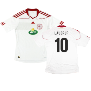 2010-2011 Denmark Away Shirt (Laudrup 10)