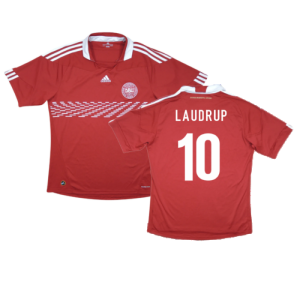 2010-2011 Denmark Home Shirt (Laudrup 10)