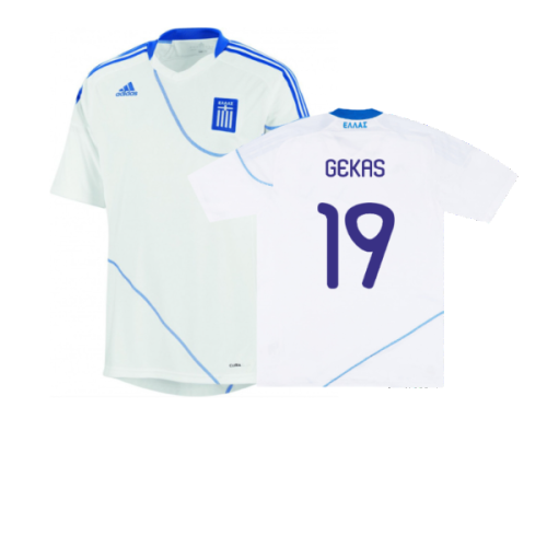 2010-2011 Greece Home Shirt (Gekas 19)