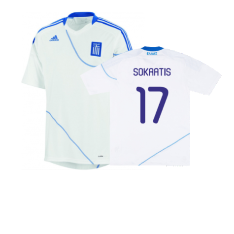 2010-2011 Greece Home Shirt (Sokratis 17)