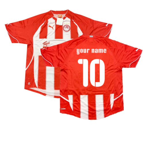 2010-2011 Olympiakos Home Shirt (Your Name)