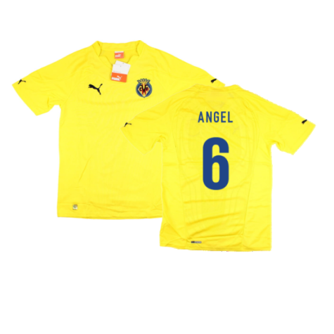 2010-2011 Villarreal Home Shirt (Angel 6)