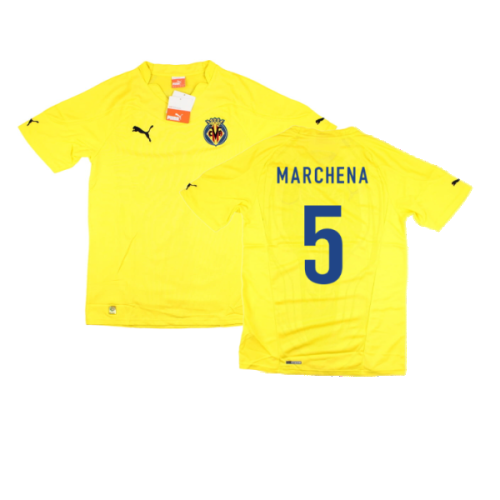 2010-2011 Villarreal Home Shirt (Marchena 5)