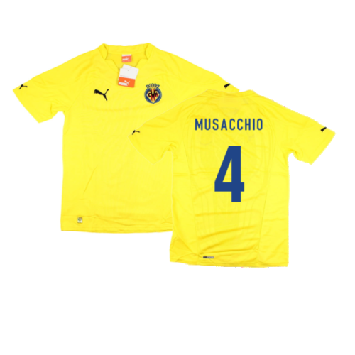 2010-2011 Villarreal Home Shirt (Musacchio 4)