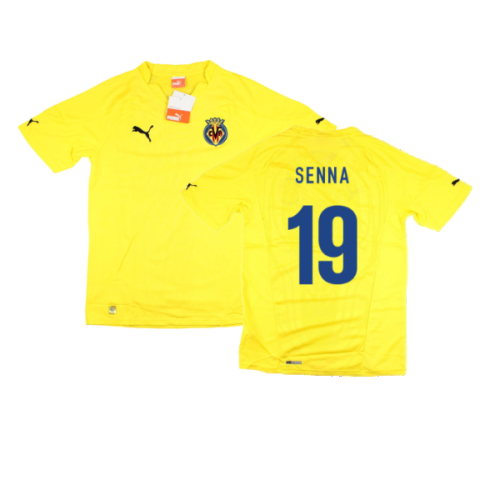 2010-2011 Villarreal Home Shirt (Senna 19)