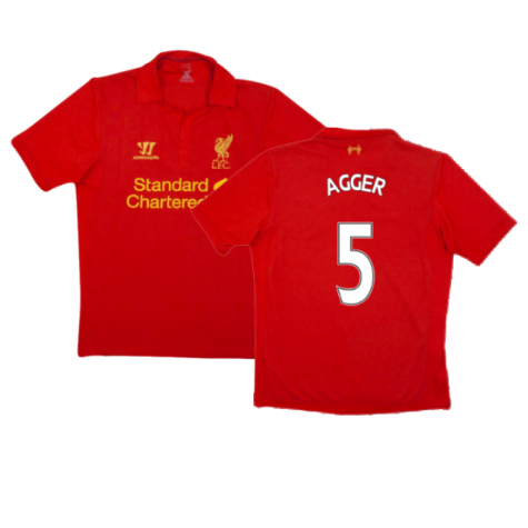 2012-2013 Liverpool Home Shirt (Agger 5)