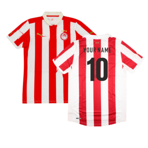 2012-2013 Olympiakos Home Shirt (Your Name)