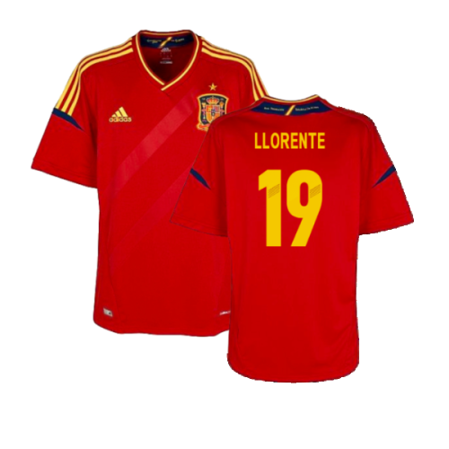 2012-2013 Spain Home Shirt (Llorente 19)