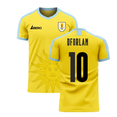 Uruguay 2024-2025 Away Concept Football Kit (Libero) (D FORLAN 10)