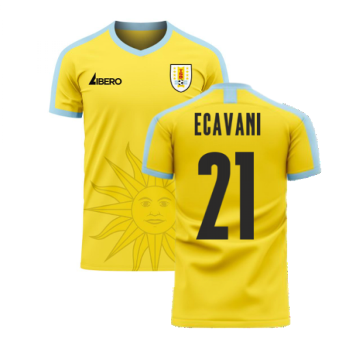 Uruguay 2024-2025 Away Concept Football Kit (Libero) (E CAVANI 21)