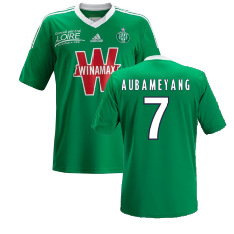 2013-2014 Saint Etienne Home Shirt (AUBAMEYANG 7)