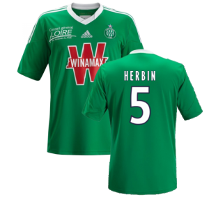 2013-2014 Saint Etienne Home Shirt (HERBIN 5)