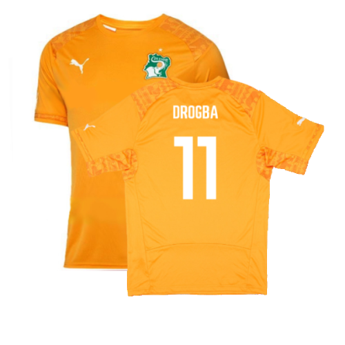 2014-2015 Ivory Coast Home Shirt (Drogba 11)