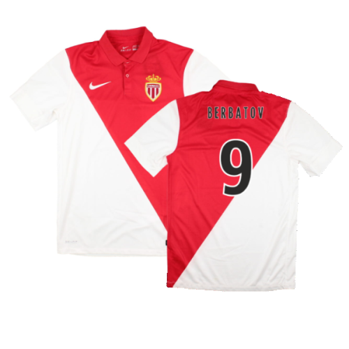 2014-2015 Monaco Home Shirt (Berbatov 9)