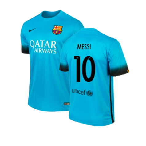 2015-2016 Barcelona Third Shirt (Messi 10)