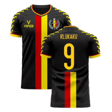 Belgium 2024-2025 Away Concept Football Kit (Viper) (R LUKAKU 9)