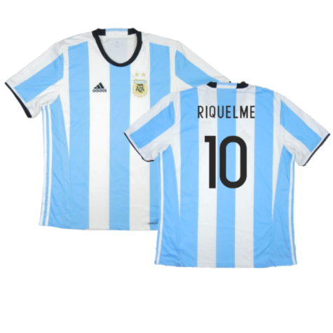 2016-2017 Argentina Home Shirt (RIQUELME 10)