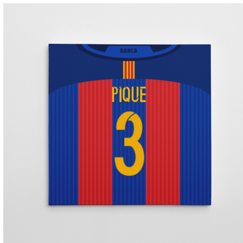 2016-2017 Barcelona Canvas Print (Pique 3)