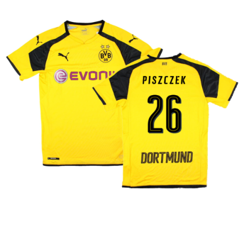 2016-2017 Borussia Dortmund International Home Shirt (Piszczek 26)