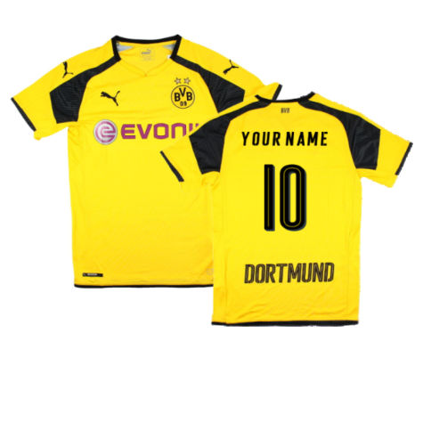 2016-2017 Borussia Dortmund International Home Shirt (Your Name)