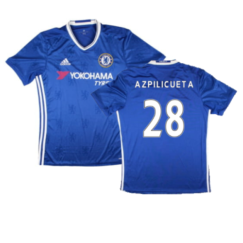 2016-2017 Chelsea Home Shirt (Azpilicueta 28)