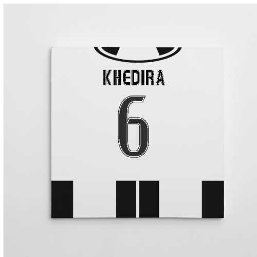 2016-2017 Juventus Canvas Print (Khedira 6)