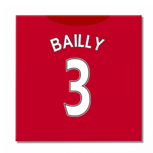 2016-2017 Man United Canvas Print (Bailly 3)