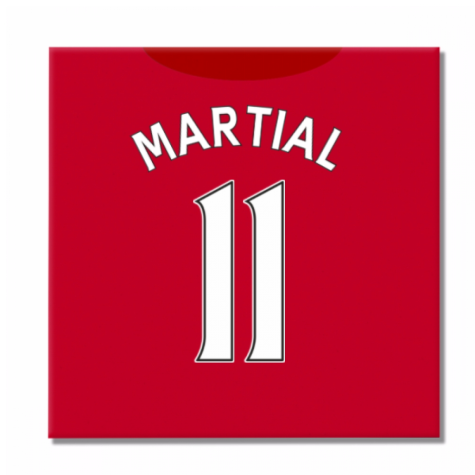 2016-2017 Man United Canvas Print (Martial 11)