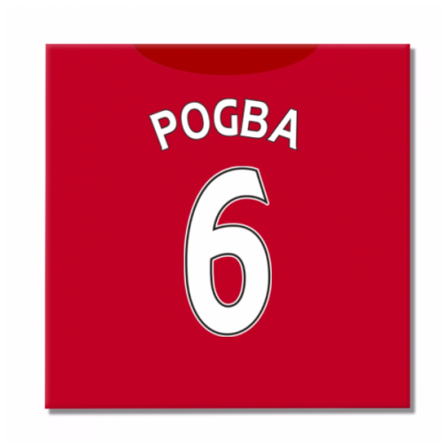 2016-2017 Man United Canvas Print (Pogba 6)