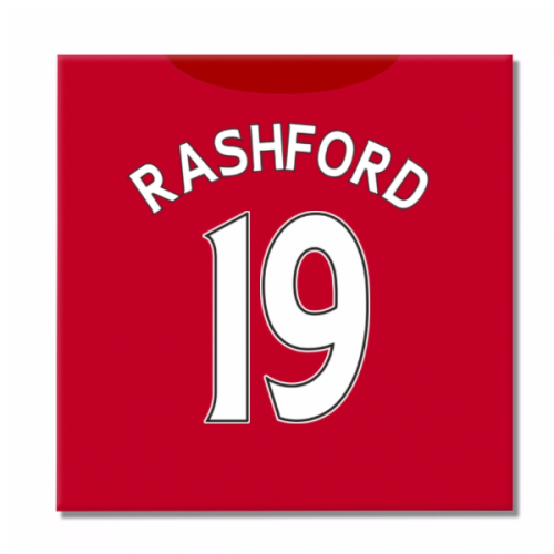 2016-2017 Man United Canvas Print (Rashford 19)