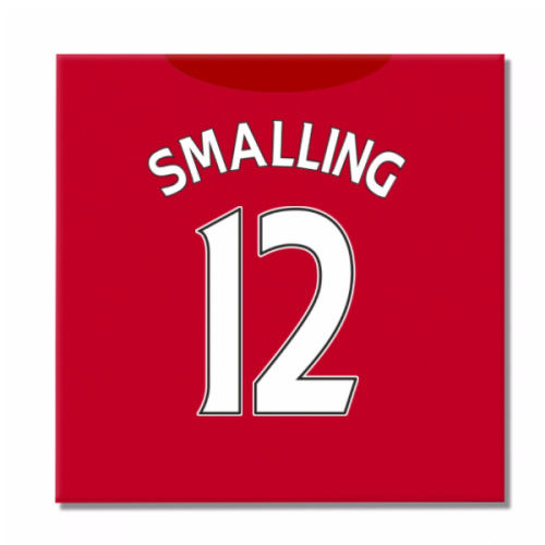 2016-2017 Man United Canvas Print (Smalling 12)