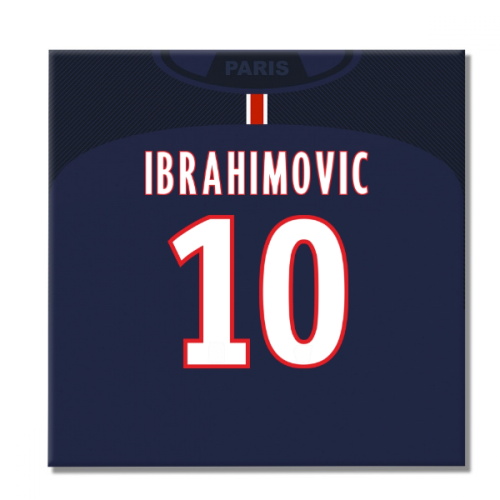 2016-2017 PSG Canvas Print (Ibrahimovic 10)