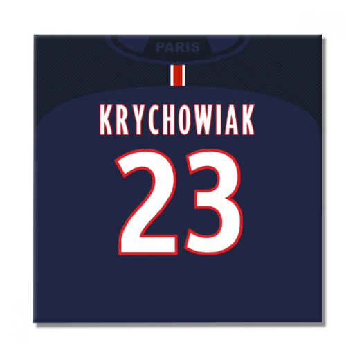 2016-2017 PSG Canvas Print (Krychowiak 23)