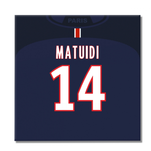 2016-2017 PSG Canvas Print (Matuidi 14)