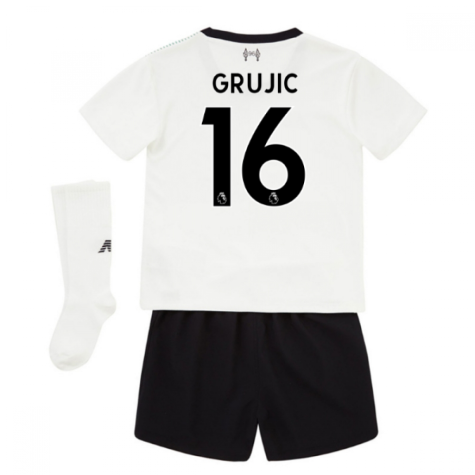 2017-18 Liverpool Away Mini Kit (Grujic 16)