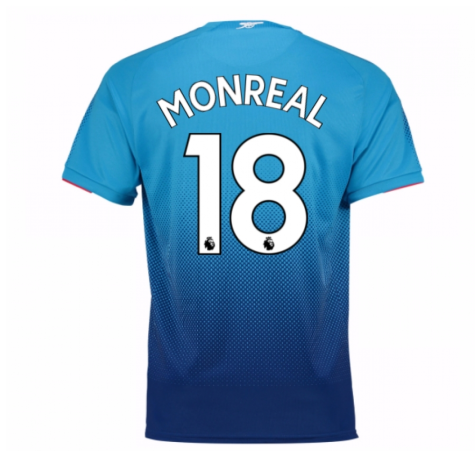 2017-2018 Arsenal Away Shirt (Monreal 18)