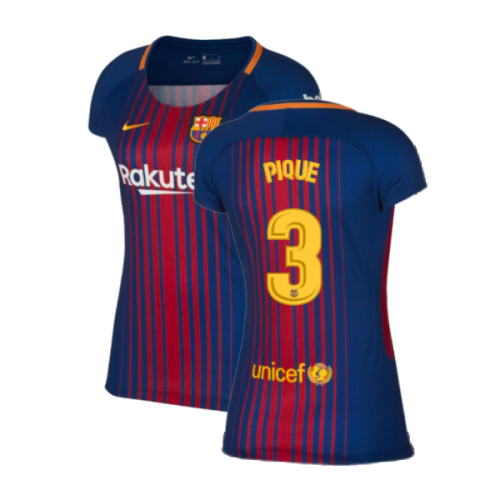 2017-2018 Barcelona Home Shirt (Womens) (Pique 3)